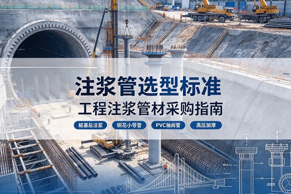 宣城注浆管选型标准
