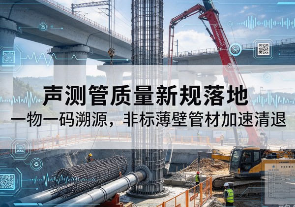 宣城声测管质量新规落地，一物一码溯源，非标薄壁管材加速清退